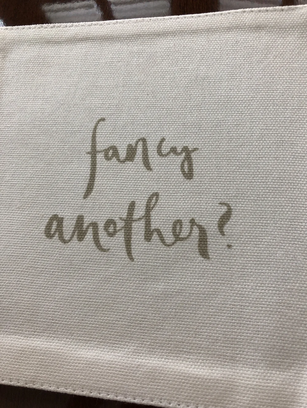 Set/4 Kate Spade Cocktail Napkins Small Talk 6